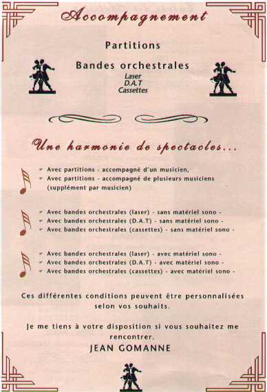 une harmonie de spectacles