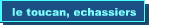le toucan, echassiers