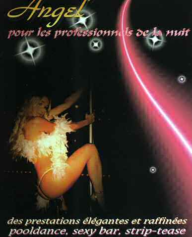 Angel, strip-tease, sexy bar